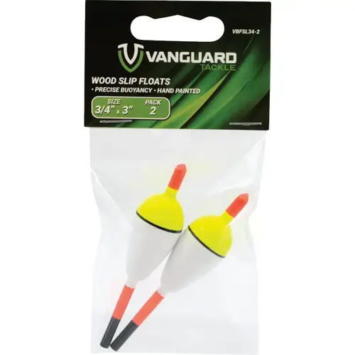3/4 In. x 3 In. Slip Float Bobber (2-Pack) Yellow 3/4 In. x 3 In. Slip Float Bobber (2-Pack) Yellow