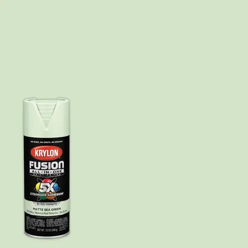Fusion All-In-One 12 Oz. Matte Spray Paint, Sea Green Fusion All-In-One 12 Oz. Matte Spray Paint, Sea Green