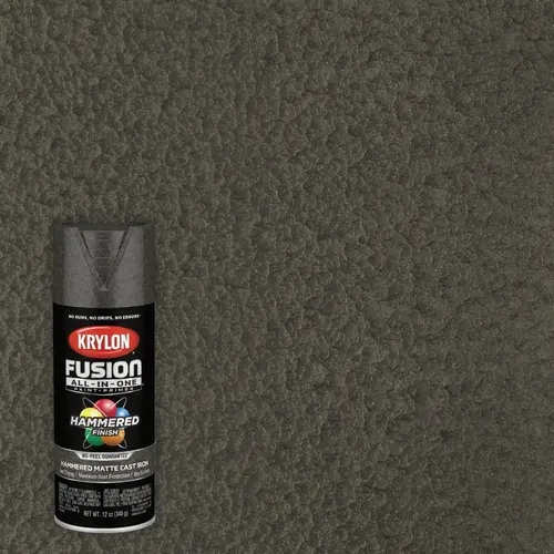 Fusion All-In-One 12 Oz. Hammered Spray Paint & Primer, Brown Fusion All-In-One 12 Oz. Hammered Spray Paint & Primer, Brown