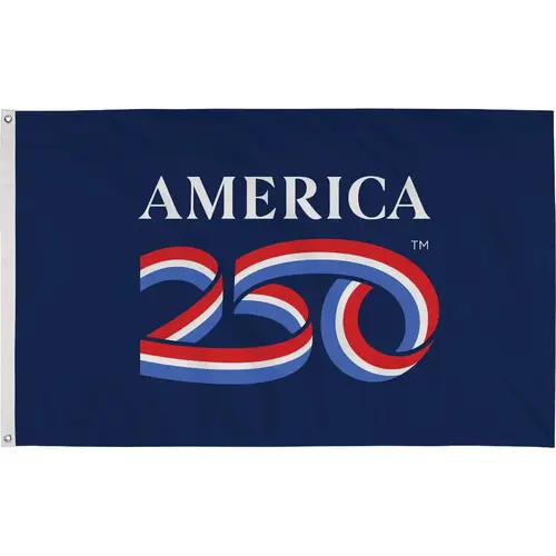 America 250 3 Ft. x 5 Ft. Polycotton Flag America 250 3 Ft. x 5 Ft. Polycotton Flag
