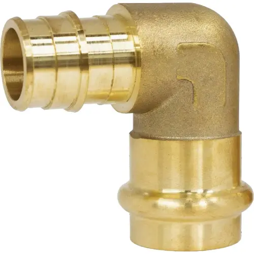 3/4 In. Press x F1960 LF BR PEX 90 Transition Elbow 3/4 In. Press x F1960 LF BR PEX 90 Transition Elbow