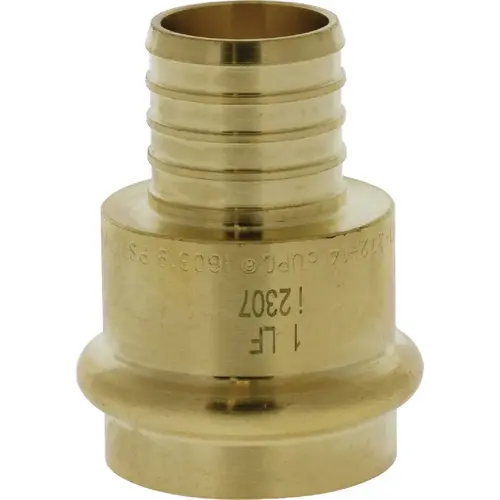 1 In. Press x F1807 LF BR PEX Transition Fitting 1 In. Press x F1807 LF BR PEX Transition Fitting