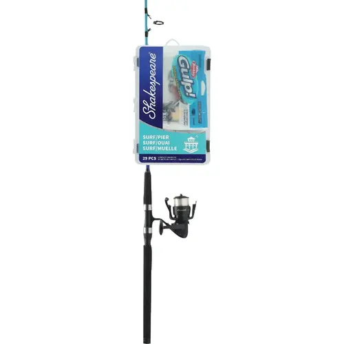 Catch More Fish Surf Pier Spinning Combo Fishing Rod & Reel Catch More Fish Surf Pier Spinning Combo Fishing Rod & Reel