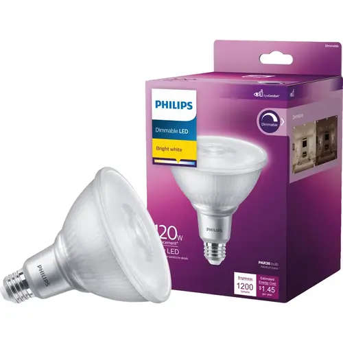 120W Equivalent Bright White PAR38 Medium LED Floodlight Light Bulb 120W Equivalent Bright White PAR38 Medium LED Floodlight Light Bulb