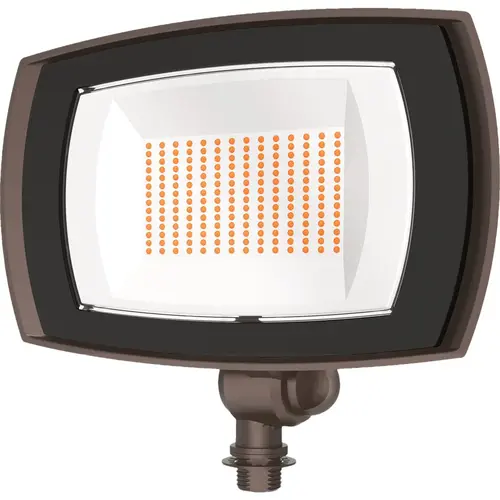 200W Equivalent, 3300 Lm. Bronze 4000K LED Floodlight Fixture 200W Equivalent, 3300 Lm. Bronze 4000K LED Floodlight Fixture