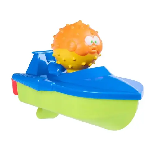 SwimWays Pufferfish Air Boat Pool Toy, S SwimWays Pufferfish Air Boat Pool Toy, S