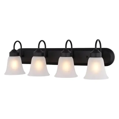VANITY LIGHT 4LT MBLK/FWG 30IN VANITY LIGHT 4LT MBLK/FWG 30IN