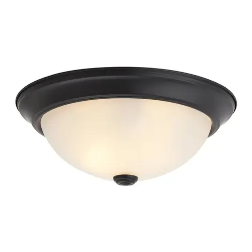 CEIL LT 2LT FLUSH MT MBLK 13IN - pack of 2 CEIL LT 2LT FLUSH MT MBLK 13IN - pack of 2
