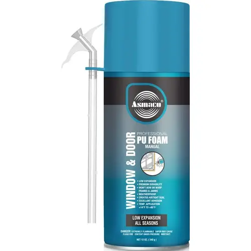 Window Door Minimum Expansion Foam Sealant, 12 oz Window Door Minimum Expansion Foam Sealant, 12 oz