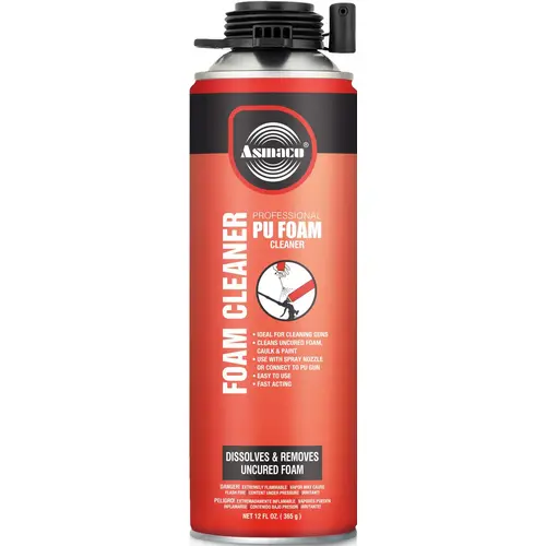 Polyurethane Foam Gun Cleaner, 12 oz Polyurethane Foam Gun Cleaner, 12 oz