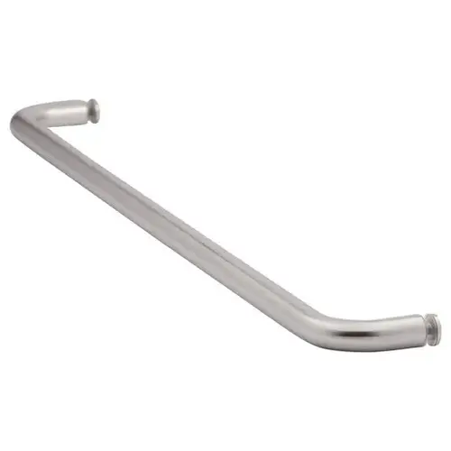 24 Inches Center To Center Standard Tubular Shower Towel Bar Single Mount Without Washers Satine 24 Inches Center To Center Standard Tubular Shower Towel Bar Single Mount Without Washers Satine