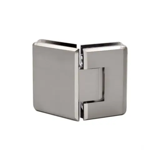 135 degree Glass to Glass Hinge Polished Nickel 135 degree Glass to Glass Hinge Polished Nickel