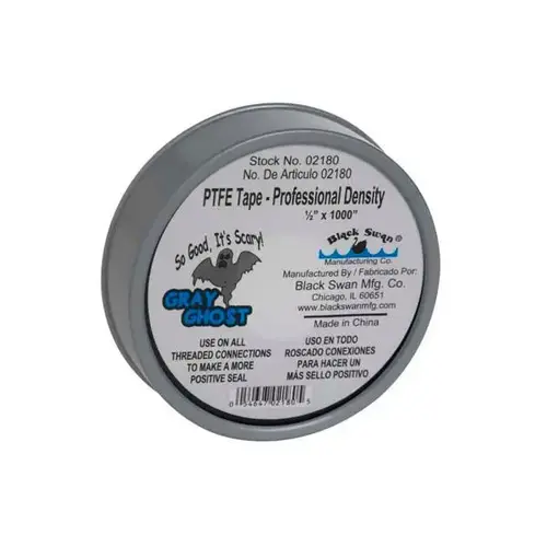 GRAY GHOST PTFE TAPE 1/2IN X 1000IN GRAY GHOST PTFE TAPE 1/2IN X 1000IN