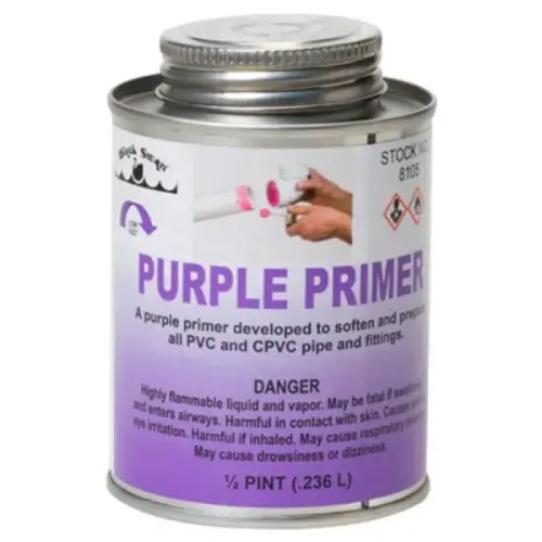 PURPLE PRIMER NSF CERTIFIED 8 OZ PURPLE PRIMER NSF CERTIFIED 8 OZ