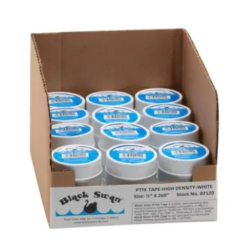 02120 PTFE TAPE HIGH DENSITY WHITE 1/2X260 02120 PTFE TAPE HIGH DENSITY WHITE 1/2X260
