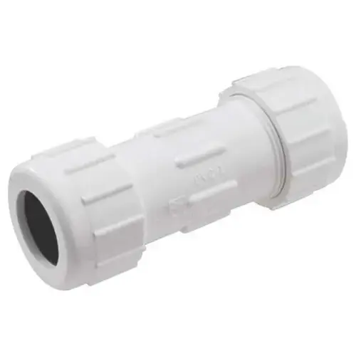 PVC Compression Coupling, 4 Inch IPS, 150 PSI PVC Compression Coupling, 4 Inch IPS, 150 PSI