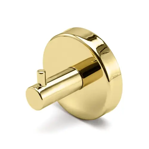 No-Drill Small Post Suction Robe Hook - Polished Brass No-Drill Small Post Suction Robe Hook - Polished Brass