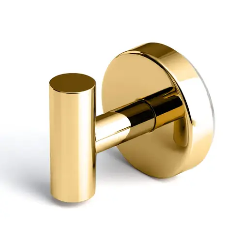 No-Drill T-Profile Suction Robe Hook - Polished Brass No-Drill T-Profile Suction Robe Hook - Polished Brass