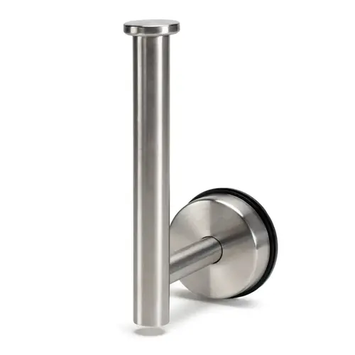 No-Drill Suction Toilet Roll Holder - Brushed Stainless Steel No-Drill Suction Toilet Roll Holder - Brushed Stainless Steel