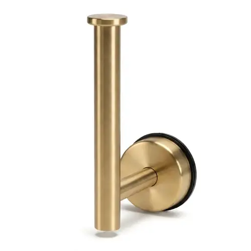 No-Drill Suction Toilet Roll Holder - Satin Brass No-Drill Suction Toilet Roll Holder - Satin Brass