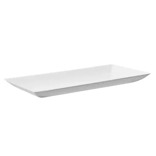 Plate 3.5X7 IN Sugarcane White Square Grease Resistant 100 Count/Case Plate 3.5X7 IN Sugarcane White Square Grease Resistant 100 Count/Case