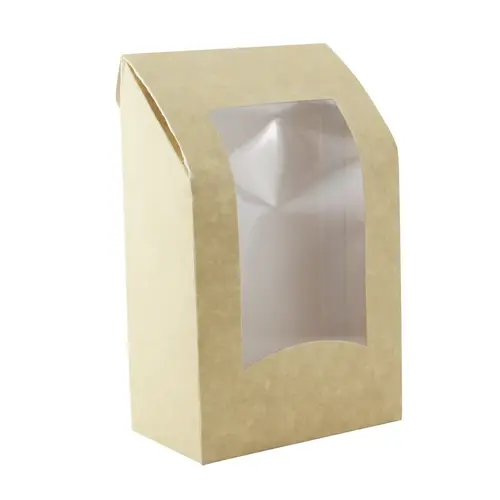 Cookie Bag 3.7X5.9+1.9 IN 24 OZ Paper Kraft With Window Freezer Safe 50 Count/Pack 12 Packs/Case 600 Count/Case Cookie Bag 3.7X5.9+1.9 IN 24 OZ Paper Kraft With Window Freezer Safe 50 Count/Pack 12 Packs/Case 600 Count/Case