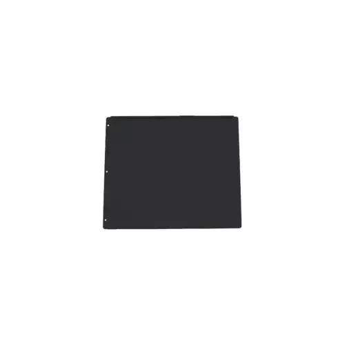 Additional 24" H Panel to Allow Mounting Plate to Expand Up to 74, Black Powder Coat Additional 24" H Panel to Allow Mounting Plate to Expand Up to 74, Black Powder Coat
