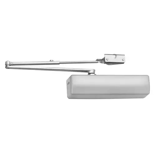 KIT - DC3000 Series Door Closer, Top Jamb, Hold Open Arm (A1 COR688F77), Adjustable Sizes 1-6, Mounted on Push Side, Up to 180 Degree Opening, Cast Iron Case, Grade 1, Non-Handed, 689/SP28 Aluminum Powder Coat KIT - DC3000 Series Door Closer, Top Jamb, Hold Open Arm (A1 COR688F77), Adjustable Sizes 1-6, Mounted on Push Side, Up to 180 Degree Opening, Cast Iron Case, Grade 1, Non-Handed, 689/SP28 Aluminum Powder Coat