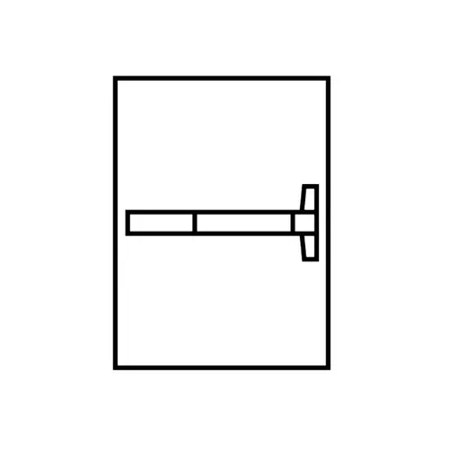 Exit Device Bright Chromium Plated