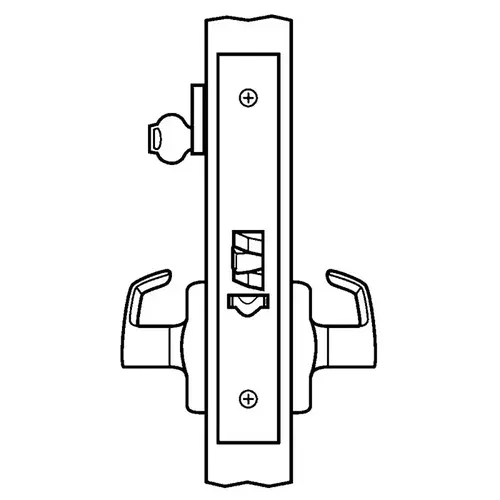 ML20906 Mortise Electrified Lever Lockset x REX, Satin Chrome ML20906 Mortise Electrified Lever Lockset x REX, Satin Chrome
