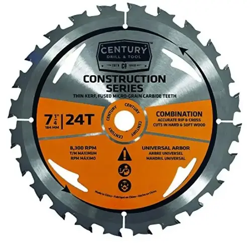 7-1/4IN 24T CONTRACTOR CARD 7-1/4IN 24T CONTRACTOR CARD