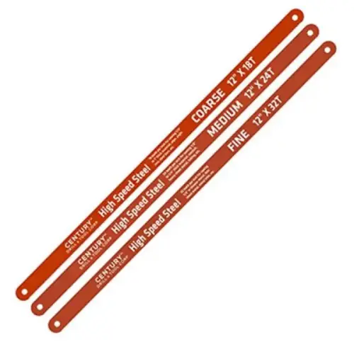 HACKSAW BLADE 3PC SET HIGH SPEED STEEL HACKSAW BLADE 3PC SET HIGH SPEED STEEL