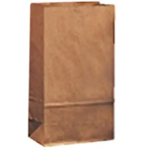 Brown Flat Bottom Paper Grocery Bag, 1lb, Pack of 500 Brown Flat Bottom Paper Grocery Bag, 1lb, Pack of 500