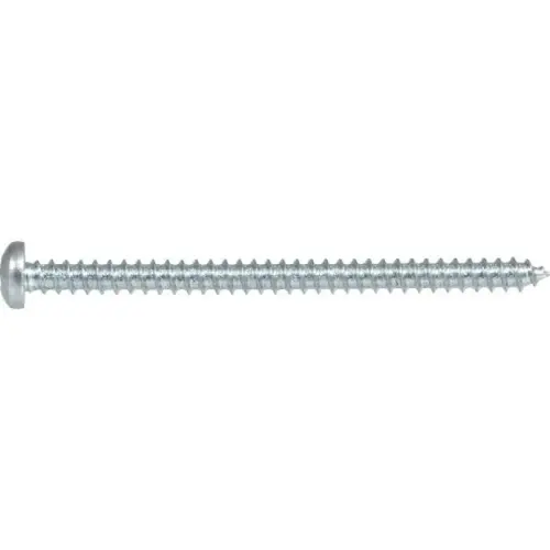 Sheet Metal Screw, Pan Head, Square Drive, #8 x 2", Box of 100 Sheet Metal Screw, Pan Head, Square Drive, #8 x 2", Box of 100