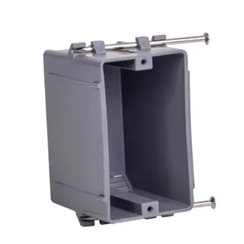 1-Gang 18 cu in Nail-On New Work Non-Metallic Electrical Box 1-Gang 18 cu in Nail-On New Work Non-Metallic Electrical Box