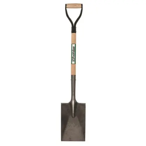 Garden Spade, 16 Gauge, D-Grip, 26-inch Hardwood Handle Garden Spade, 16 Gauge, D-Grip, 26-inch Hardwood Handle