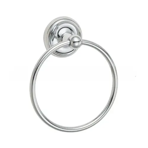 Classic Metal Towel Ring Polished Chrome Finish Classic Metal Towel Ring Polished Chrome Finish