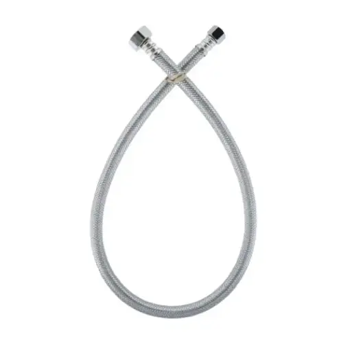 Faucet Supply Line, 3/8" Compression x 1/2" FIP, 30", Braided Stainless Steel Faucet Supply Line, 3/8" Compression x 1/2" FIP, 30", Braided Stainless Steel
