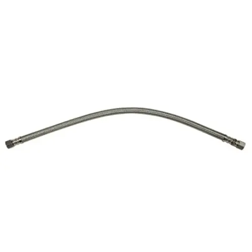 Braided Stainless Steel Faucet Supply Line, 3/8" Comp x 3/8" OD Comp, 20" Braided Stainless Steel Faucet Supply Line, 3/8" Comp x 3/8" OD Comp, 20"