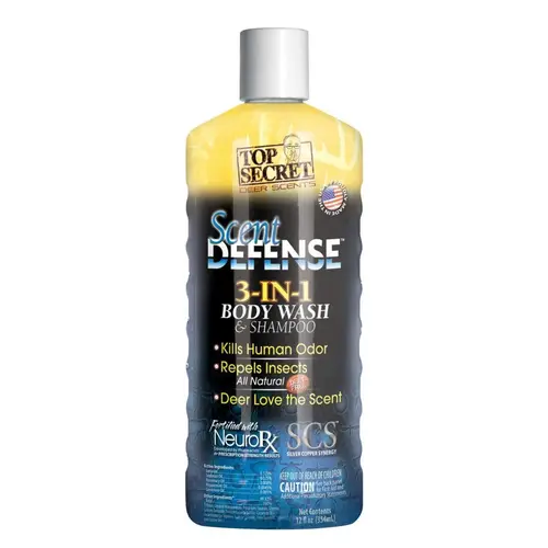 SCENTDEFENSE WASH AND SHAMPOO 12OZ SCENTDEFENSE WASH AND SHAMPOO 12OZ