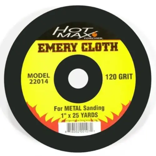 EMERY CLOTH 120 GRIT 1 IN X 25 YD EMERY CLOTH 120 GRIT 1 IN X 25 YD