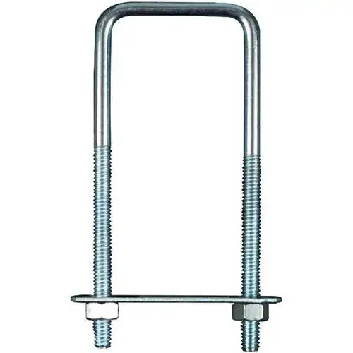 U-BOLT SQUARE 3/8X4X7 ZINC PLATED U-BOLT SQUARE 3/8X4X7 ZINC PLATED