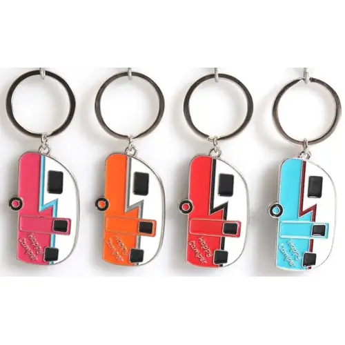 HAPPY CAMPER KEY TAG ASST HAPPY CAMPER KEY TAG ASST
