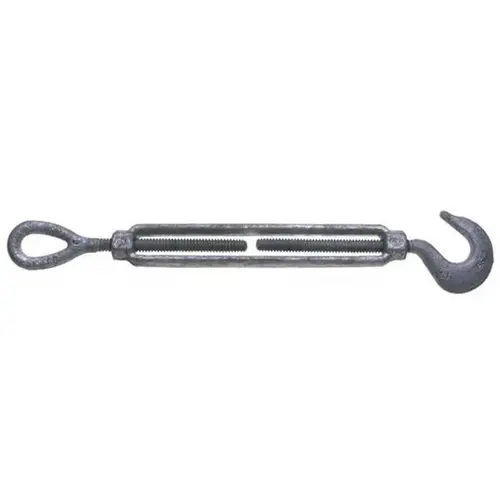 HOOK & EYE TURNBUCKLE 3/8 X 10-1/2 HOOK & EYE TURNBUCKLE 3/8 X 10-1/2