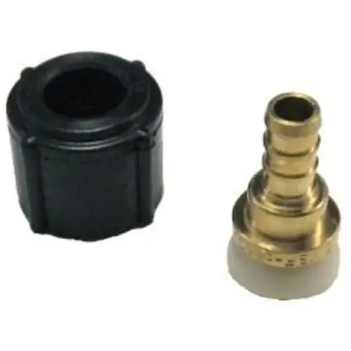 PEX Crimp Lavatory Adapter, 3/8" PEX x 1/2" FPT, Zero Lead Brass PEX Crimp Lavatory Adapter, 3/8" PEX x 1/2" FPT, Zero Lead Brass
