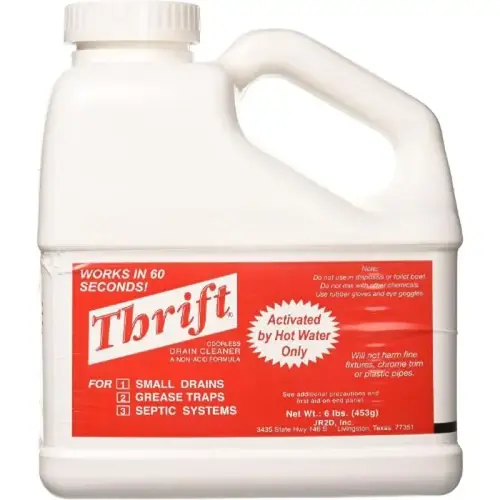 Thrift Drain Opener 6 lb Container Thrift Drain Opener 6 lb Container