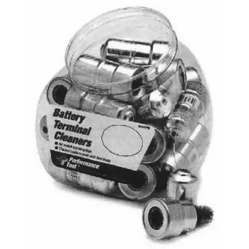 Battery Post and Terminal Cleaner, 3" x 1-1/2", Pack of 24 Battery Post and Terminal Cleaner, 3" x 1-1/2", Pack of 24