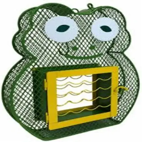 Metal Frog Suet and Seed Bird Feeder Metal Frog Suet and Seed Bird Feeder