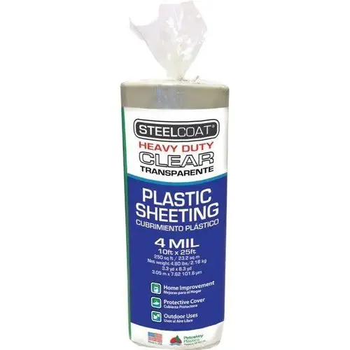 FGP9934-24 PLASTIC SHEETING 10X25 4MIL CLR FGP9934-24 PLASTIC SHEETING 10X25 4MIL CLR