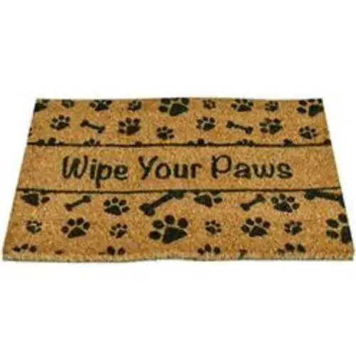 COIR MAT - WIPE YOUR PAWS 29.5IN X 17.5I COIR MAT - WIPE YOUR PAWS 29.5IN X 17.5I